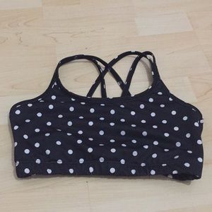 Pokadot black and white Kiragrace bra